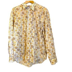 Robert Graham Long Sleeve Yellow Floral
Button Down Shirt 2XL